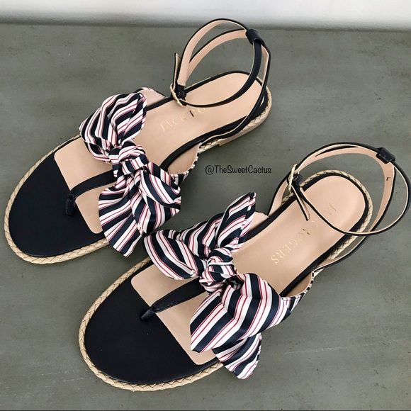 Jack Rogers Heidi Midnight Stripe Sandal - Picture 7 of 12